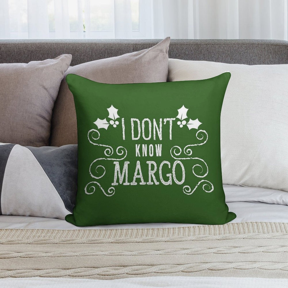 Christmas Vacation Todd And Margo Quote by Kelly Design Company Soft Home Decor Throw Pillow