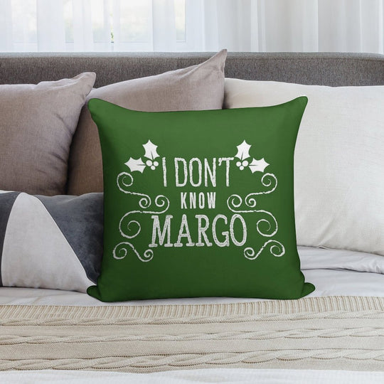 Christmas Vacation Todd And Margo Quote by Kelly Design Company Soft Home Decor Throw Pillow