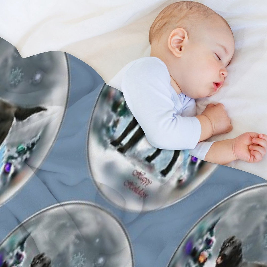 Flat-Coated Retriever Christmas Gifts Durable Throw Blanket