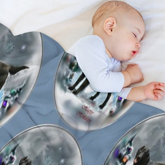 Flat-Coated Retriever Christmas Gifts Durable Throw Blanket