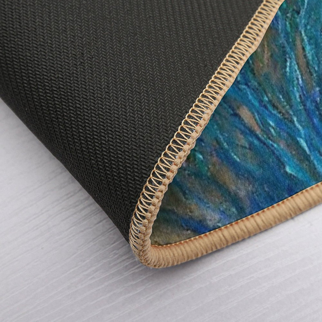 Irises And Water Lilies Claude Monet 1917  High-Traffic Bath Mat