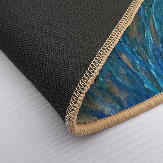 Irises And Water Lilies Claude Monet 1917  High-Traffic Bath Mat