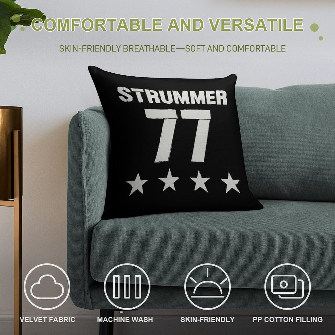 STRUMMER - 77 Soft Easy Maintenance Throw Pillow