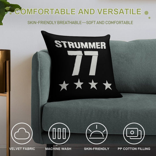 STRUMMER - 77 Soft Easy Maintenance Throw Pillow