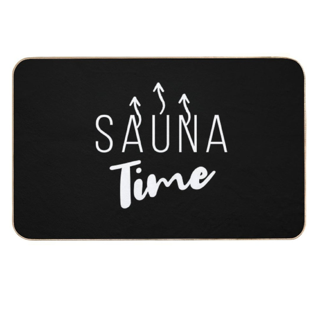 Sauna TIme Wellness  Dirt-Trapping Bath Mat