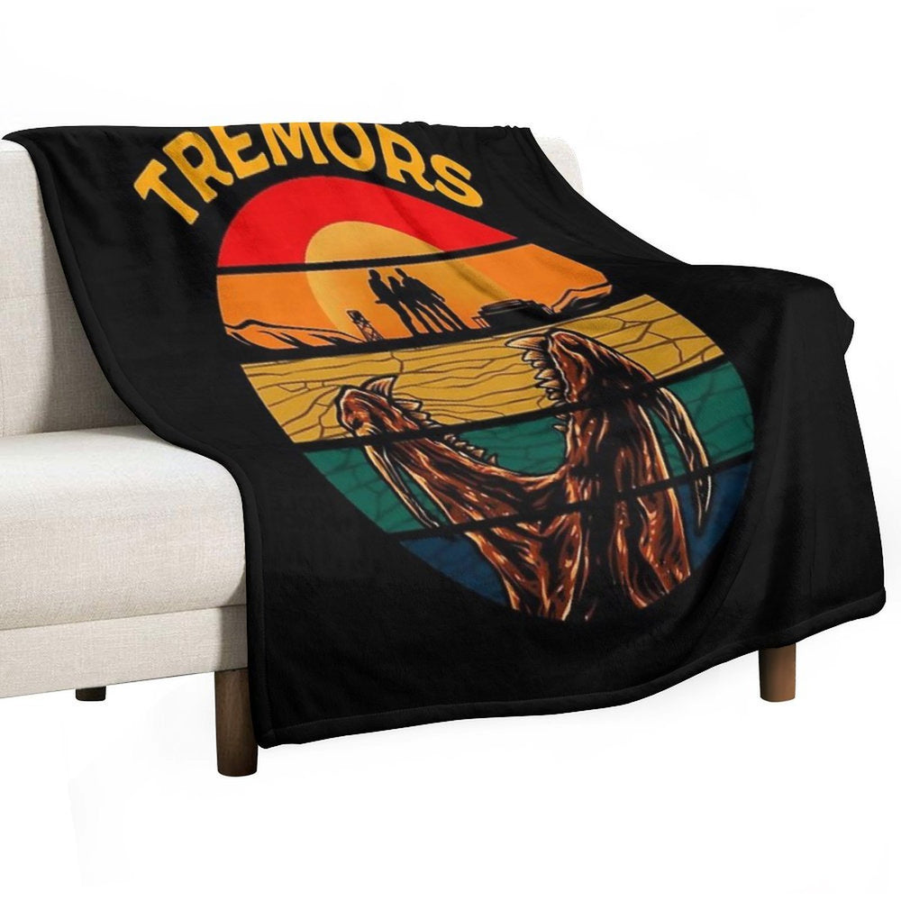 Tremors Vintage Compact Throw Blanket
