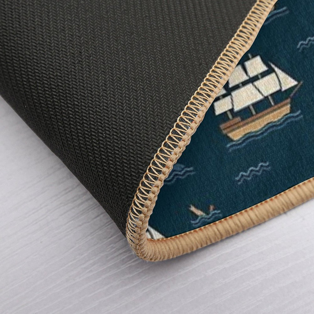 The White Whale  Stain-Proof Bath Mat