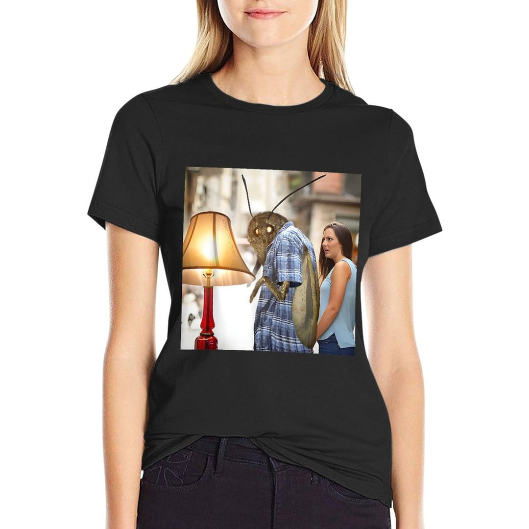 Moths Insect Lamps Meme Yall Got Any Uhhh Lamps Sarcastic  Oversized Silhouette T-Shirt