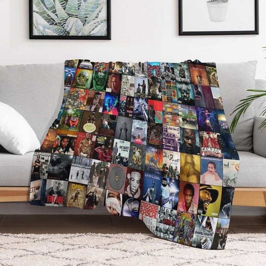 Rap Music Albums Comfort Throw Blanket