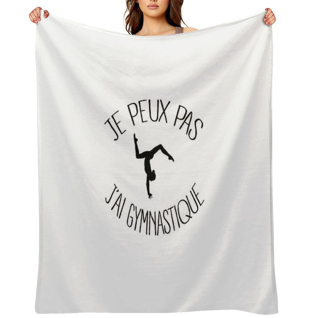 I Can Not I Have Gymnastics Lightweight Throw Blanket