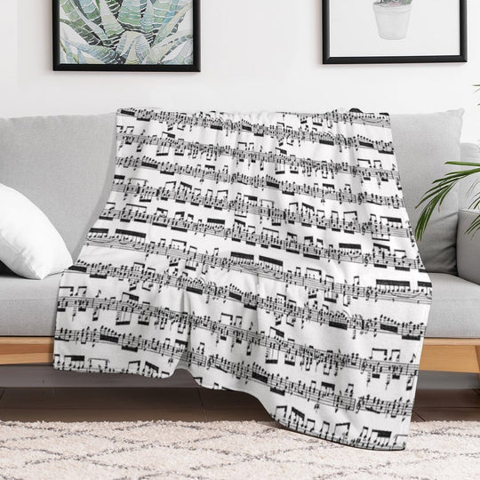 Sheet Music Premium Throw Blanket