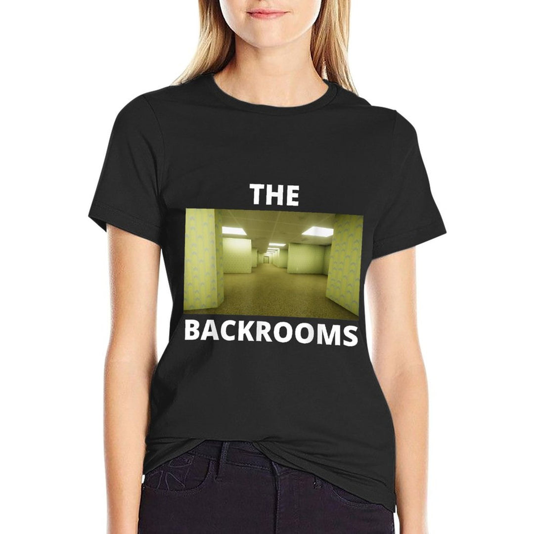 Welcome to The Backrooms Creepypasta Meme  Slim-fit Cut T-Shirt