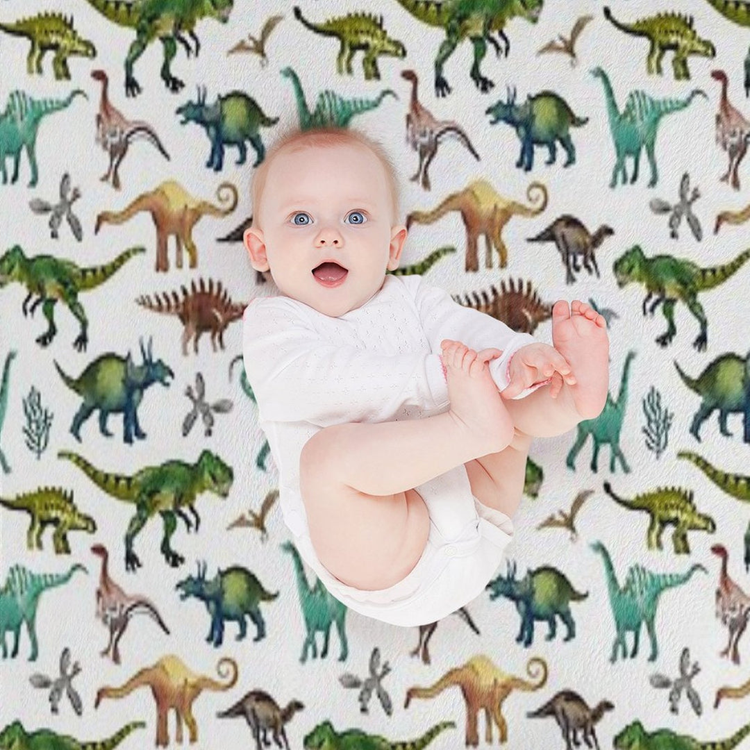 Dino-Mite Dreams for Kids  Trendy Dinosaur Pattern  Unique Gift Idea. Comfort Throw Blanket
