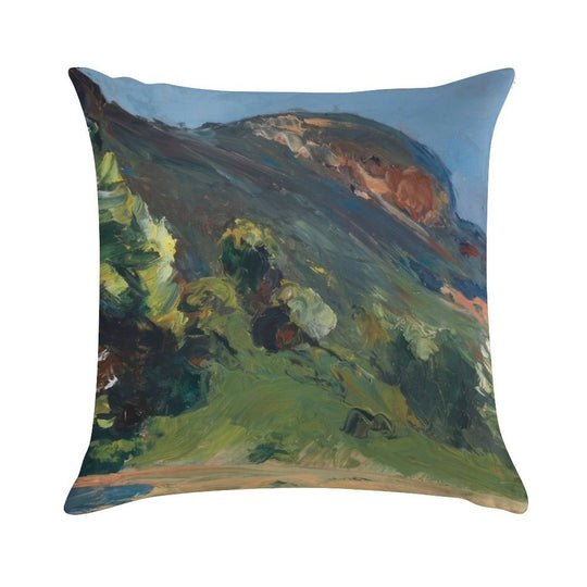 Bluff   1919 by Edward Hopper Soft Reinforced Edging Throw Pillow