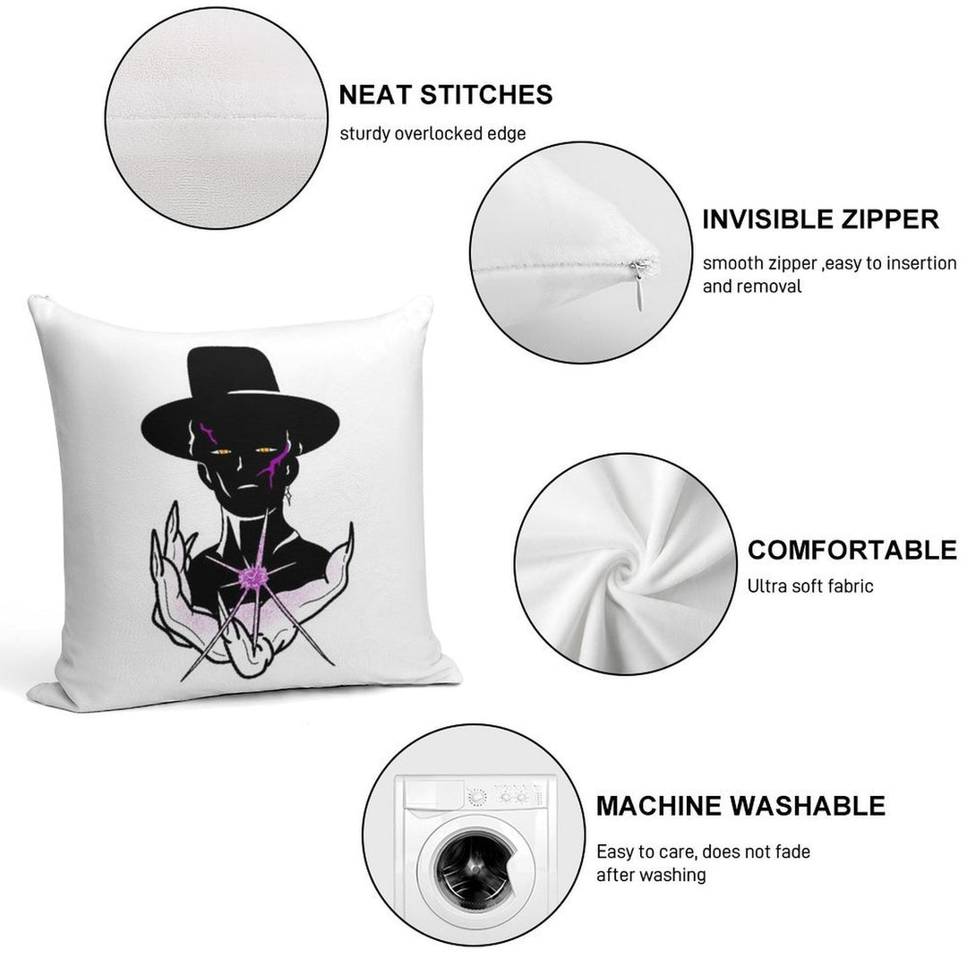 Kpdh Your Idol Soft Hidden Zipper Throw Pillow