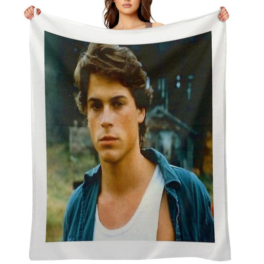 Rob Lowe Wrinkle-free Throw Blanket
