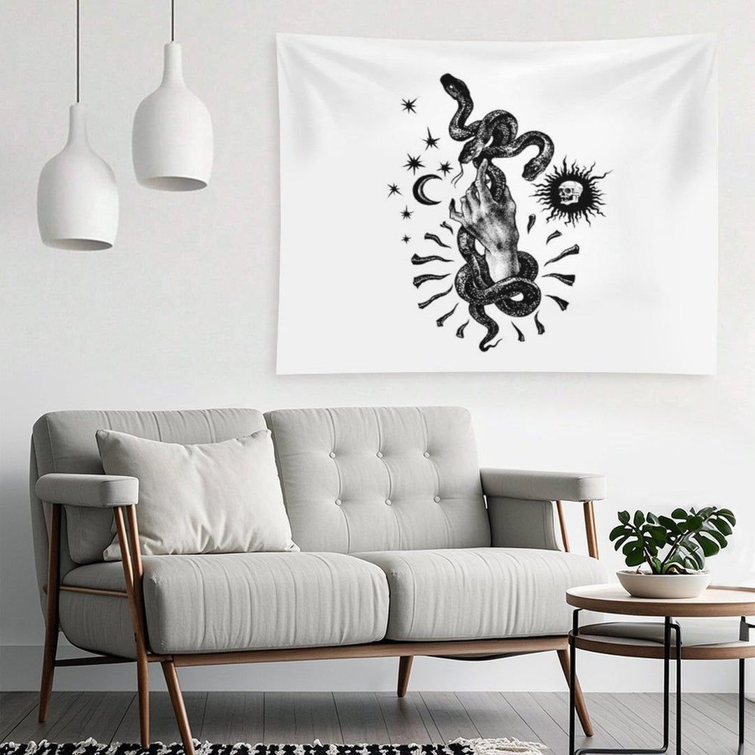 Martial Snake Tapestry