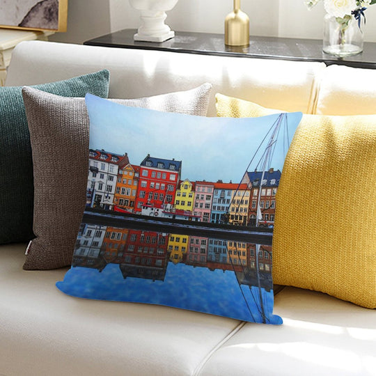 Copenhagen City Soft Multiple Sizes Throw Pillow