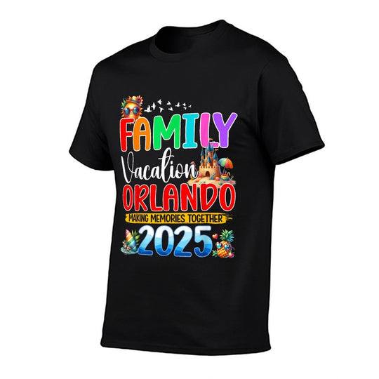 Family Vacation Orlando 2025 Holiday Summer Matching Group  Stretchy T-Shirt