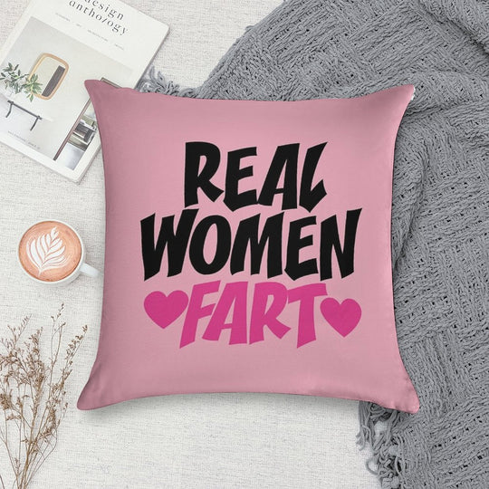 Real Women Fart Soft Bedroom Essential Throw Pillow