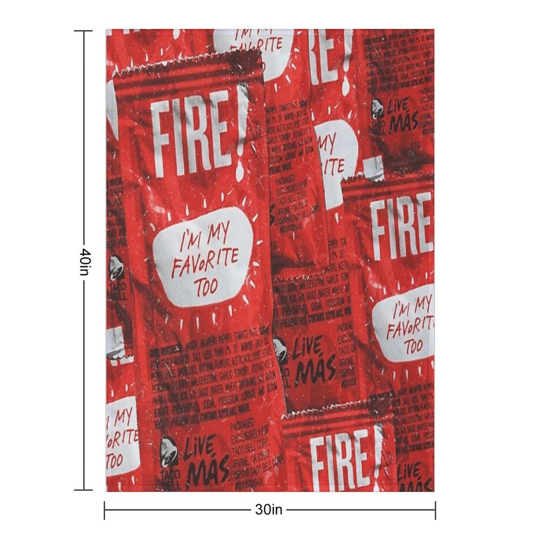 Taco Bell Fire Blanket All-season Throw Blanket