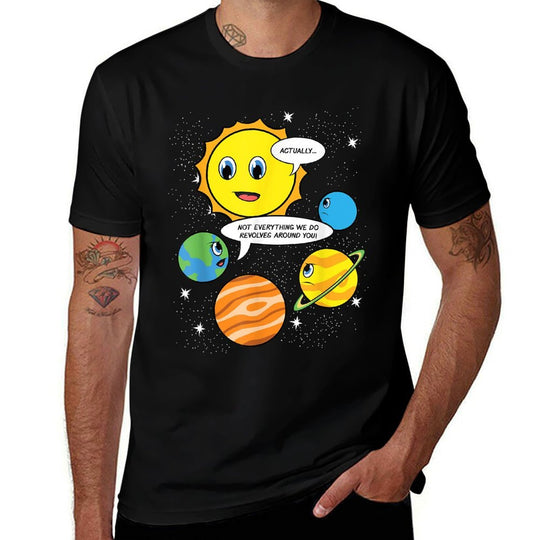 Earth Sun Moon for A Space Fan  Lightweight T-Shirt
