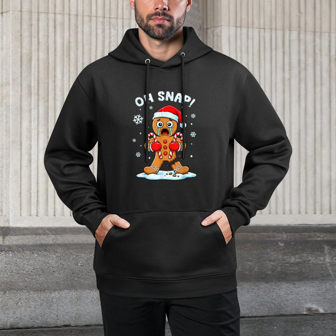 Oh Snap Gingerbread Christmas Xmas Cookie Baking Holiday All-Day Comfort Hoodie