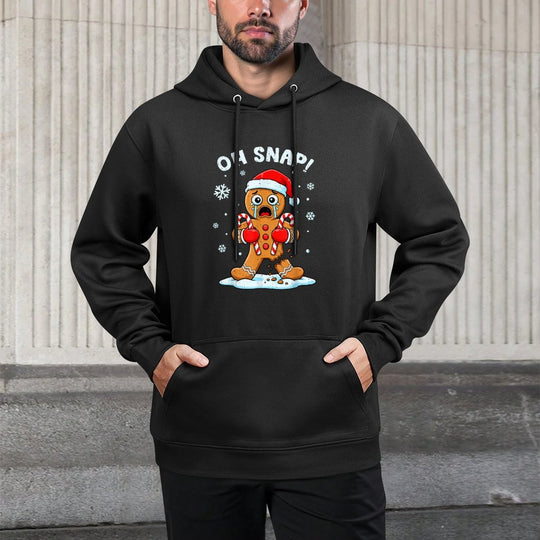 Oh Snap Gingerbread Christmas Xmas Cookie Baking Holiday All-Day Comfort Hoodie