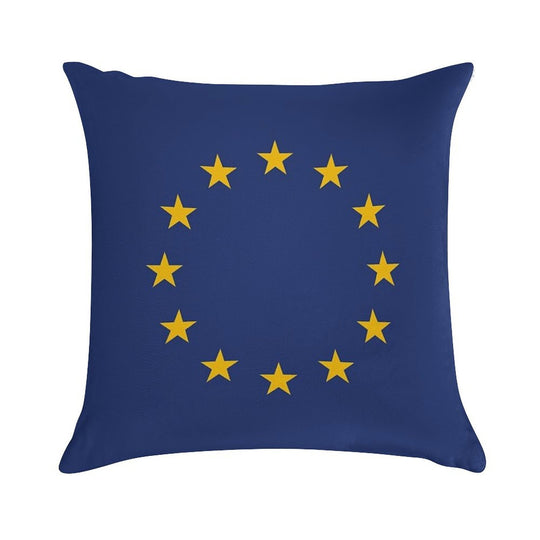 European Union Flag Soft Multiple Sizes Throw Pillow