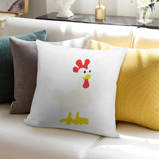 Hay Day Chicken Soft Washable Throw Pillow