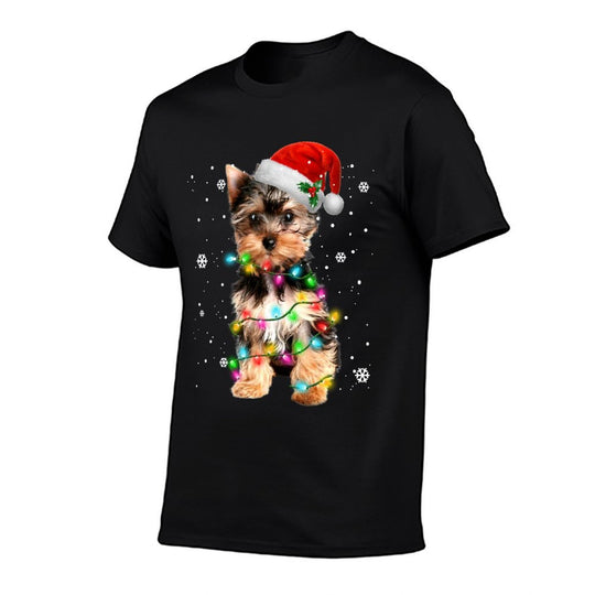 Yorkie Dogs Tree Christmas Sweater Xmas Pet Animal Dog Lover  Vintage-inspired T-Shirt