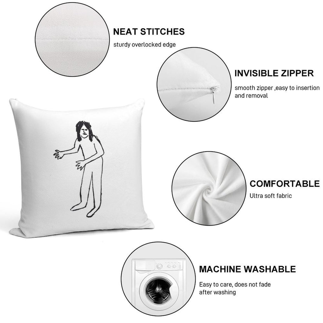 THE JERSEY DEVIL - X FILES FOX MULDER Dana Scully Soft Anti-Pilling Throw Pillow