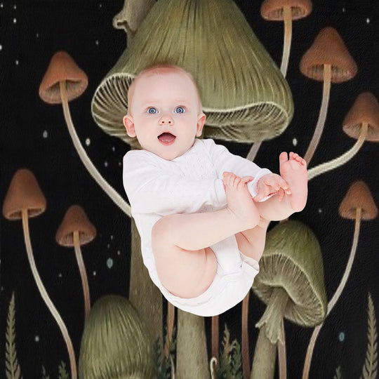 Death Cap Plush Throw Blanket