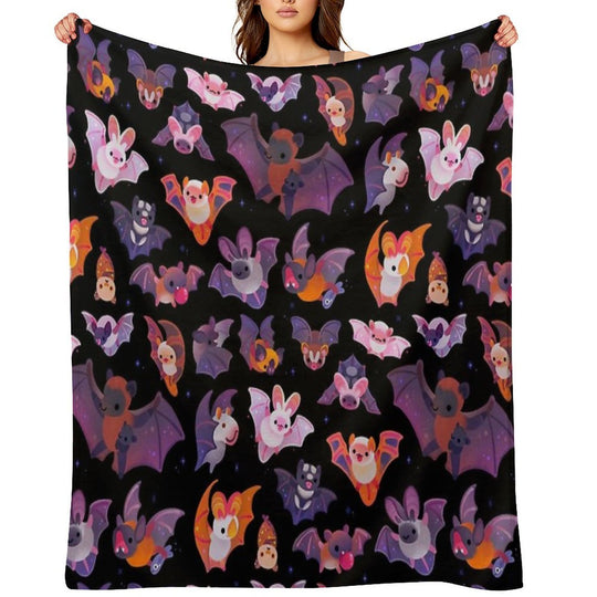 Bat - Dark Durable Throw Blanket