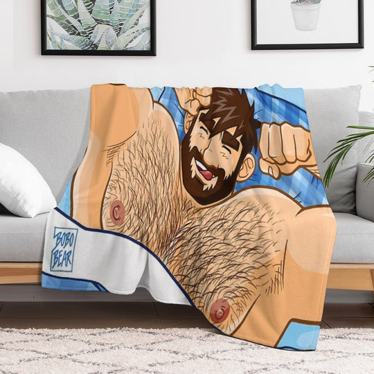 ADAM LIKES BEDTIME Gift-ready Throw Blanket