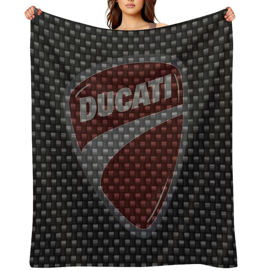 Ducati Corse Motorcycle Comfort Throw Blanket