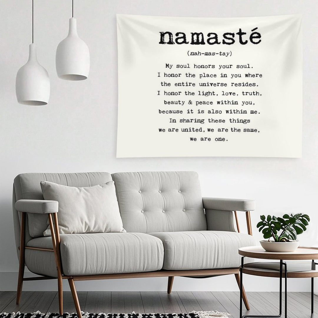Namaste. Tapestry