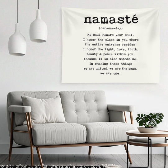Namaste. Tapestry