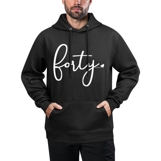 40th Birthday Gift Ideas for Her  Forty Design Women Party Easy Care Hoodie