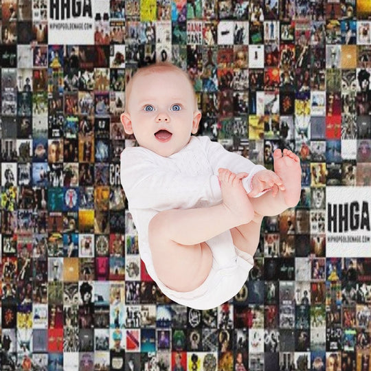 BEST HIP HOP ALBUMS 1980 - 2019 Travel-friendly Throw Blanket