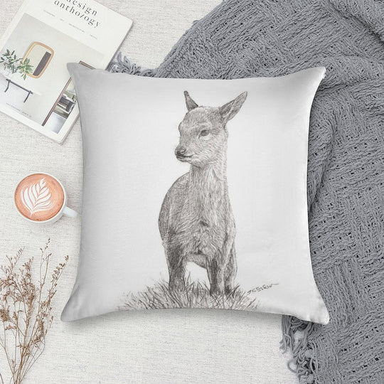 Little Deer Soft Warmth Comfort Throw Pillow