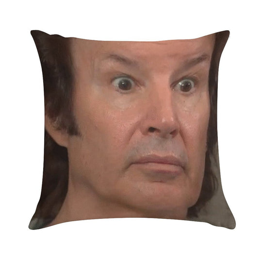 ASTONISHED BREEN - NEIL BREEN - Breen's Corrupt Merchandise - Funny Sticker Funny T-shirt Soft Durable Construction Throw Pillow