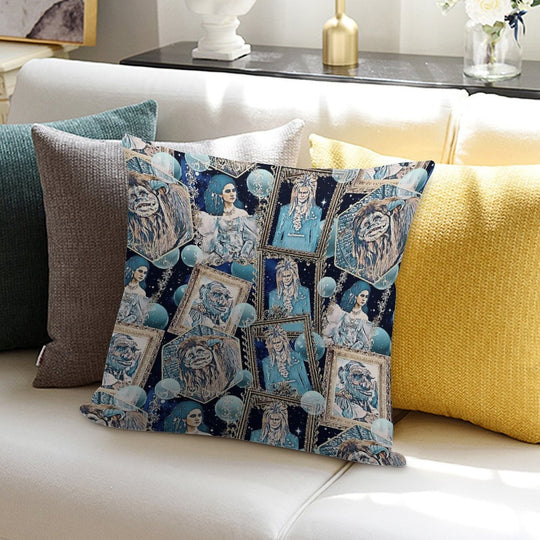 Labyrinth Soft Reinforced Edging Throw Pillow