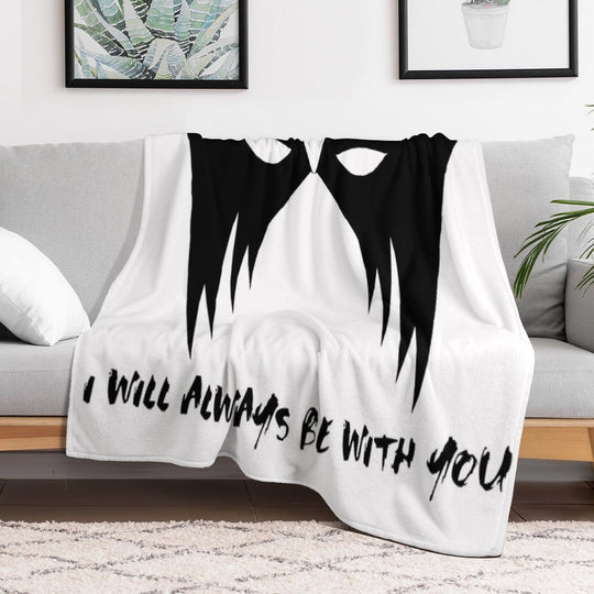 I WILL ALWAYS BE WITH YOU - LEXA (black) Lightweight Throw Blanket