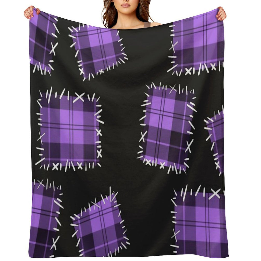 Virgil's Hoodie Patches Multi-functional Throw Blanket