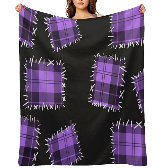 Virgil's Hoodie Patches Multi-functional Throw Blanket