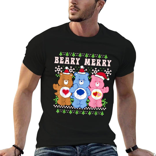 Care Bears Beary Merry Christmas Holiday Design  Soft T-Shirt
