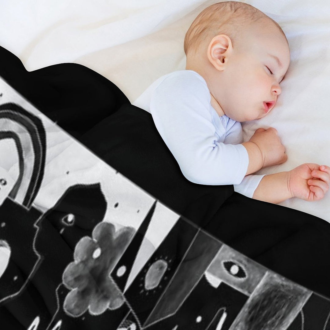 DON'T TOUCH ME Shrink-resistant Throw Blanket