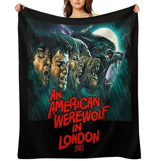 An American Werewolf in London Anti-pilling Throw Blanket
