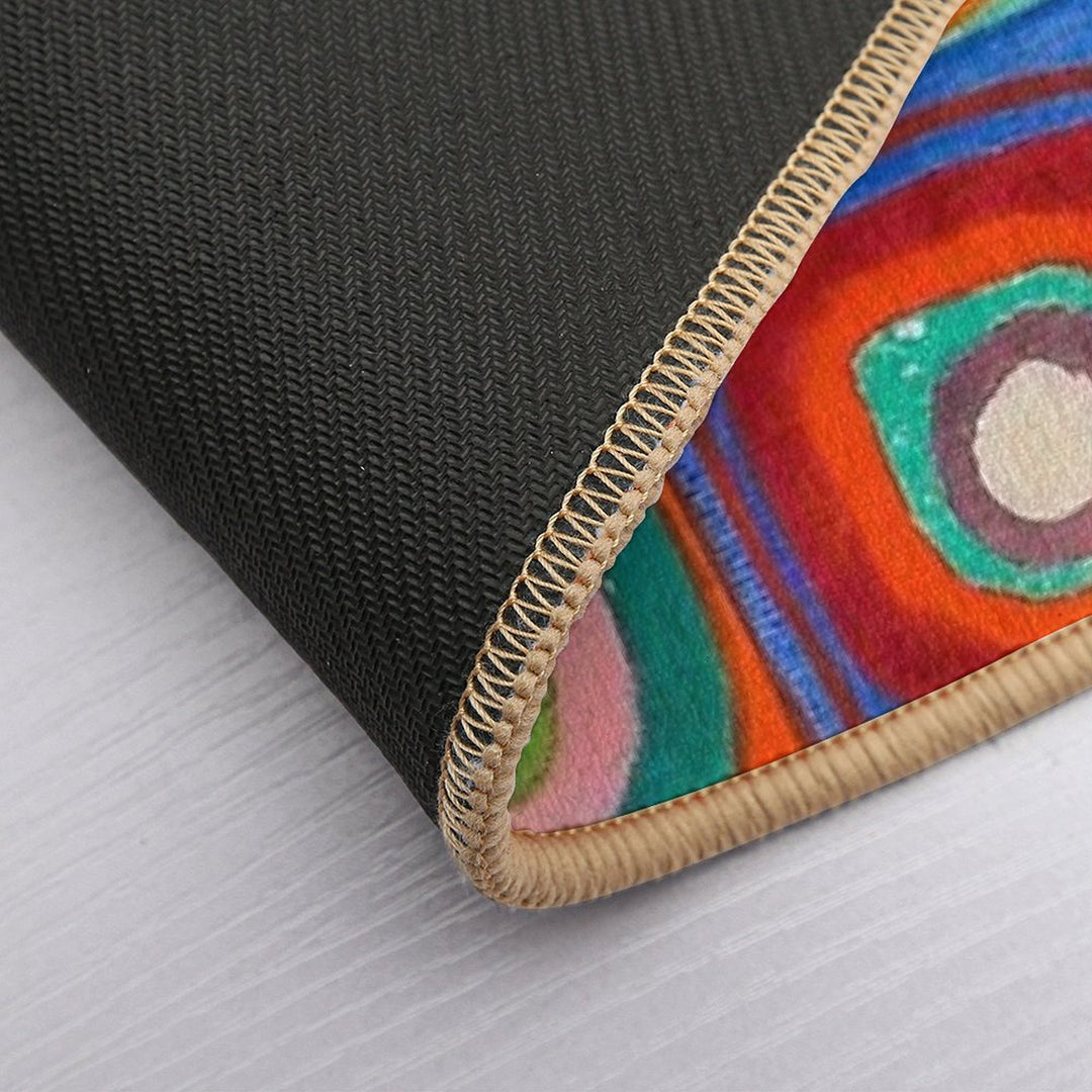 Wassily Kandinsky  Color Study Squares with Concentric Circles , Abstract  Pet-Safe Bath Mat